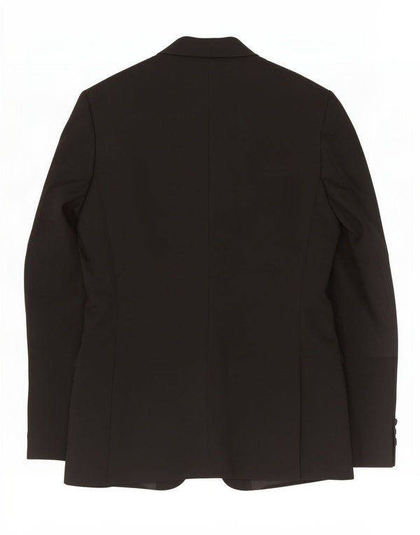 John Lewis Herre 2-knaps blazerjakke UK 40 Stor sort polyester