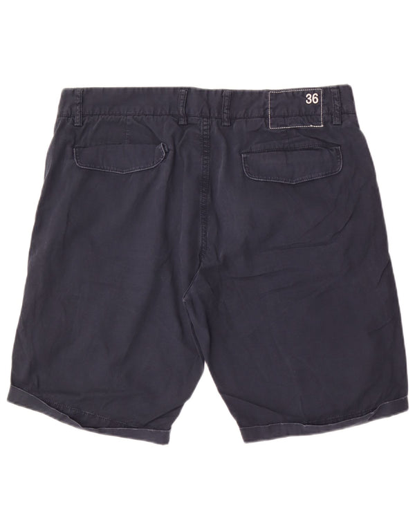 Sun68 Herre Chino Shorts W36 Large Navy Blue