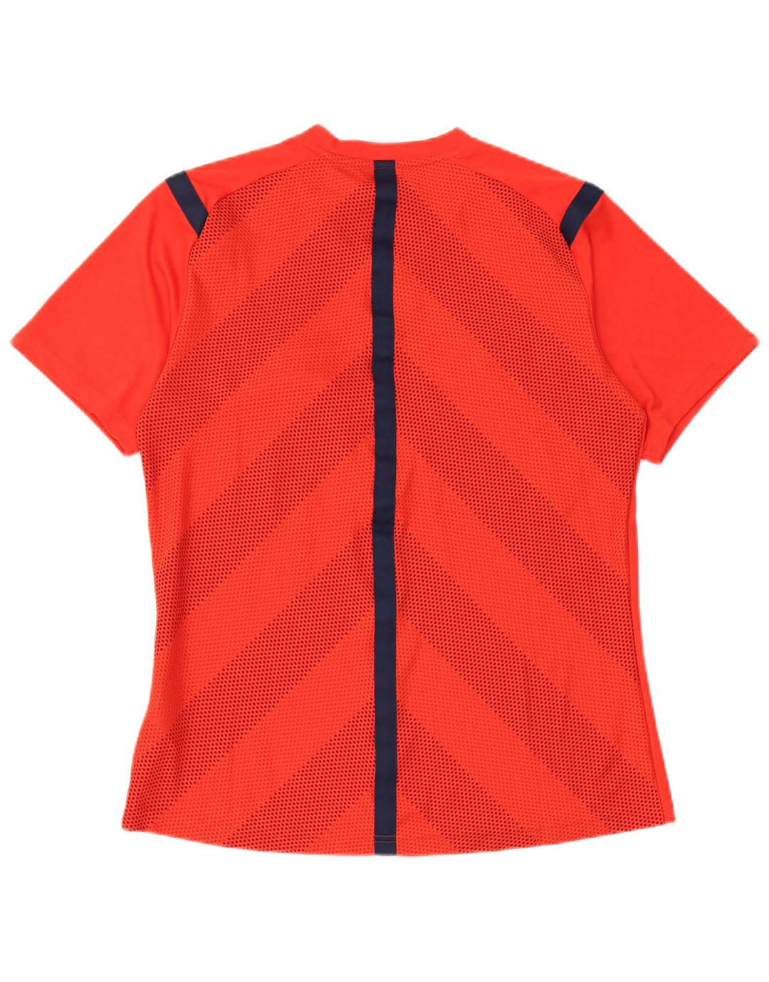 Adidas drenge Climacool T-shirt top 15-16 år stor rød stribet polyester