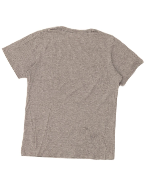 Calvin Klein Jeans Drenge Grafisk T-Shirt Top 14-15 år Stor Grå Bomuld