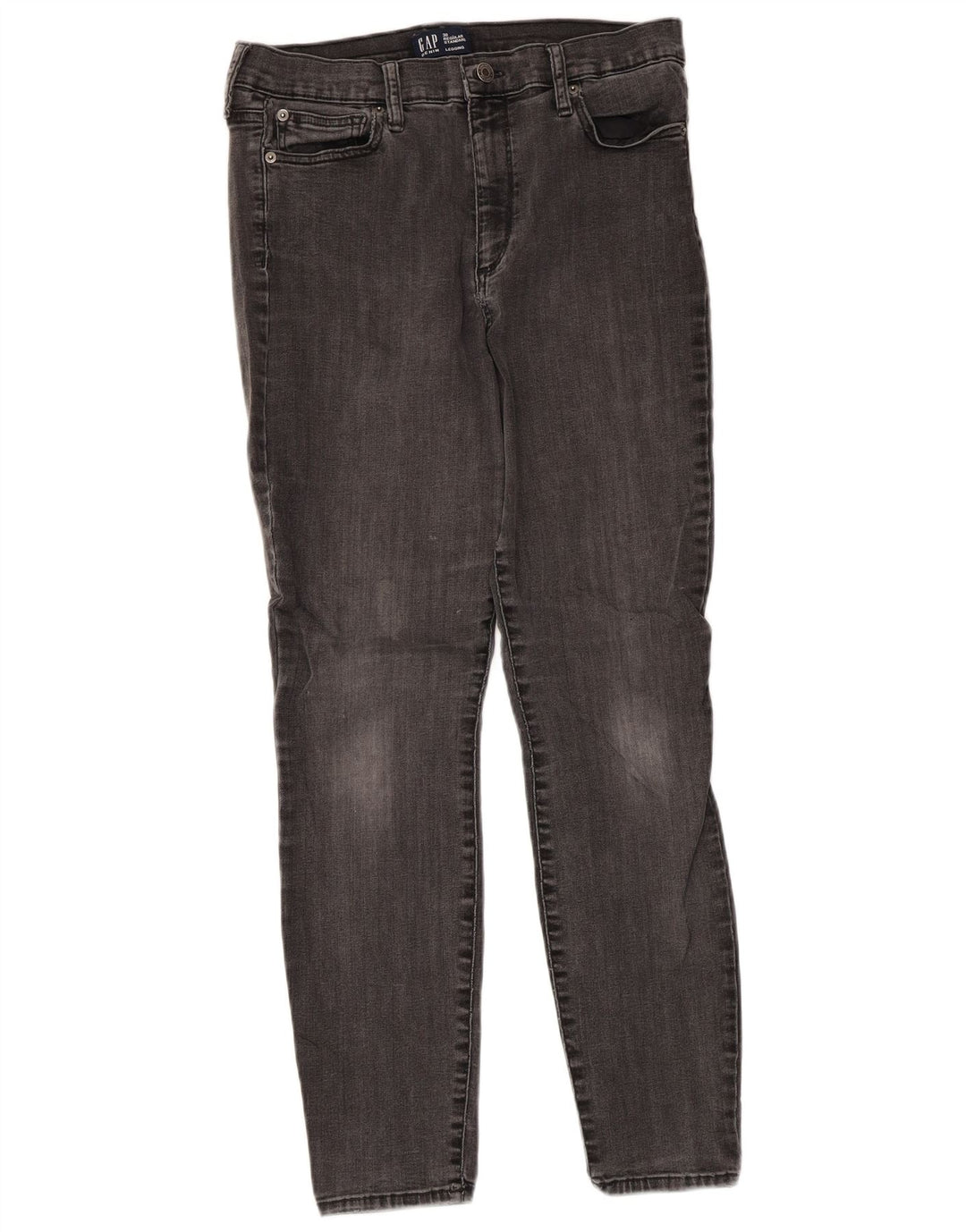 Gap Womens Standard Regular Skinny Jeans W30 L28 Grå Bomuld