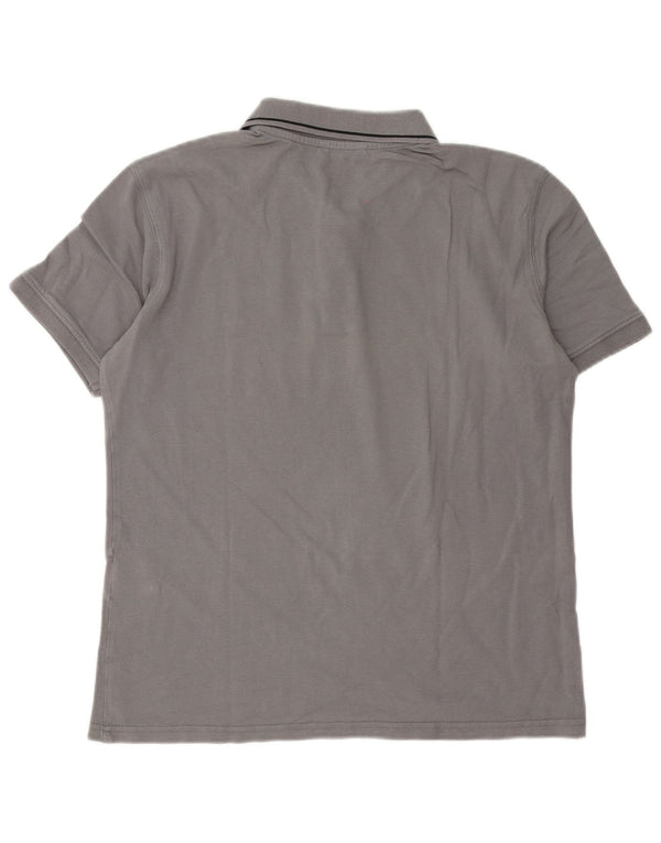 Carrera Mens Regular Fit Polo Shirt Medium Grey Cotton