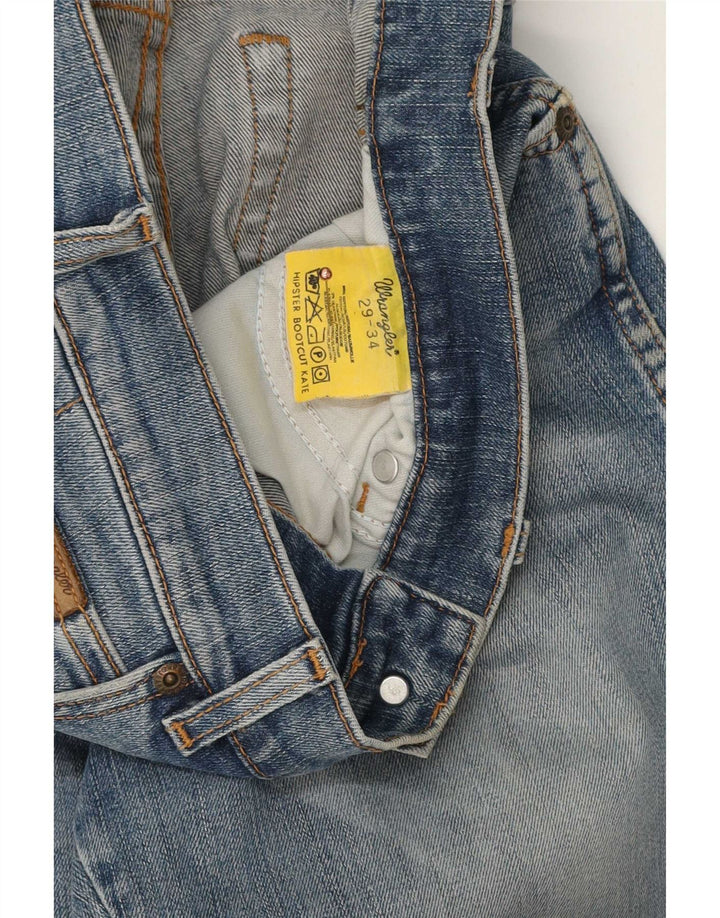 Wrangler Herre Kate Bootcut Jeans W29 L29 Blå Bomuld