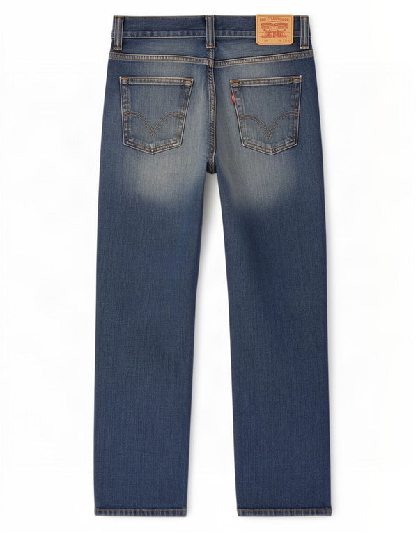 Levi's Herre 506 Straight Jeans W34 L31 Blå Bomuld