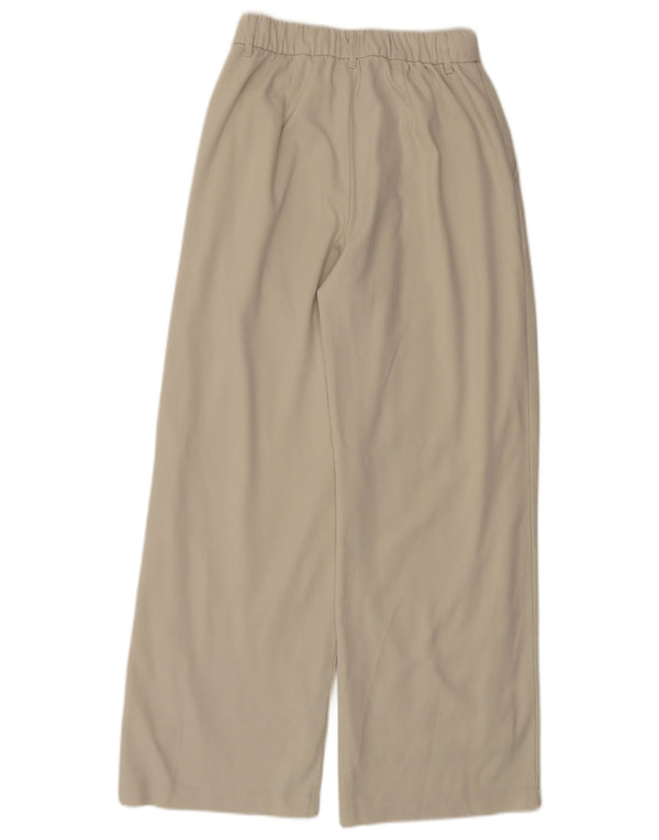 Hollister højtaljede chinosbukser med brede ben til kvinder Small W26 L29 Off White