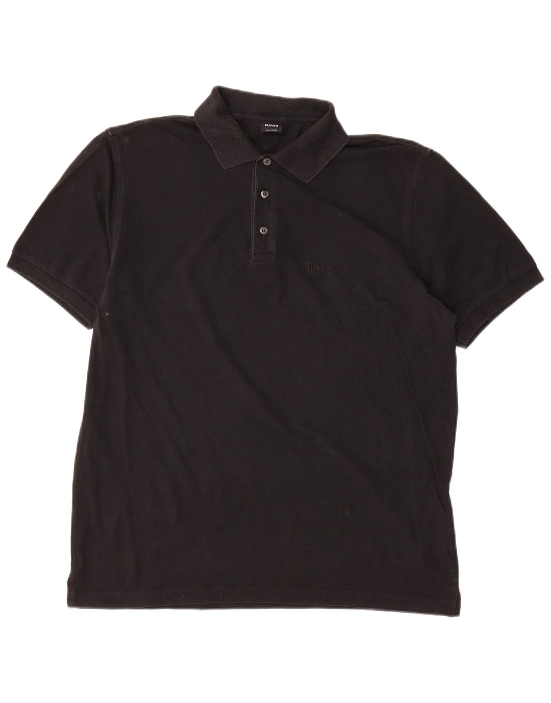 Hugo Boss Herre poloshirt Stor sort bomuld