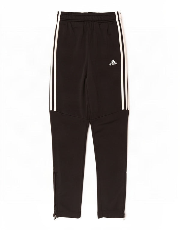 Adidas Boys Aeroready Tracksuit Bukser 11-12 år Sort Polyester