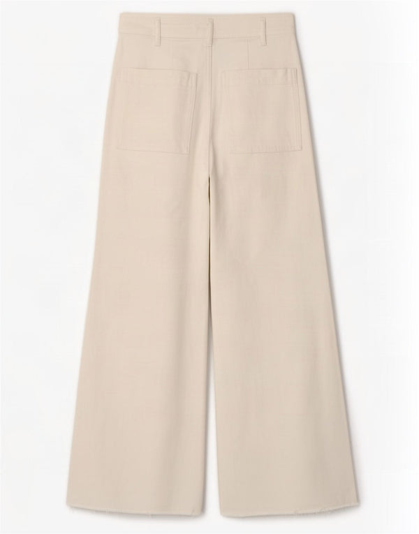Zara Womens The Marine High Rise Straight Jeans EU 34 2XS W24 L27 Hvid