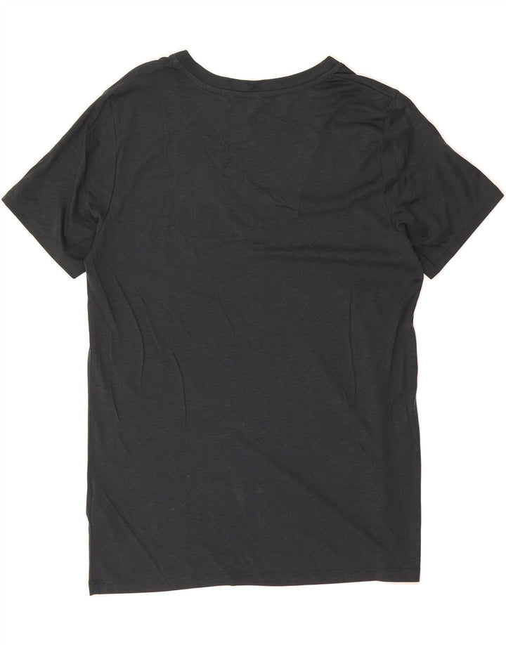 MASSIMO DUTTI Mens T-Shirt Top Small Grey Lyocell Vintage Massimo Dutti and Second-Hand Massimo Dutti from Messina Hembry 