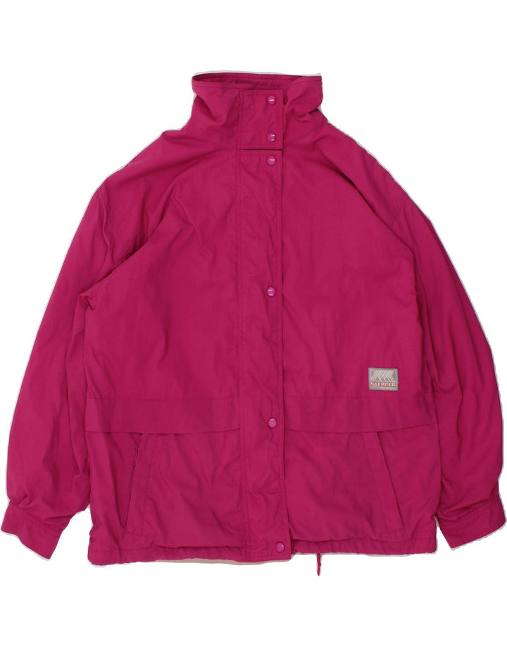 KLEPPER Womens Windbreaker Jacket UK 14 Large Pink Polyamide Vintage Klepper and Second-Hand Klepper from Messina Hembry 