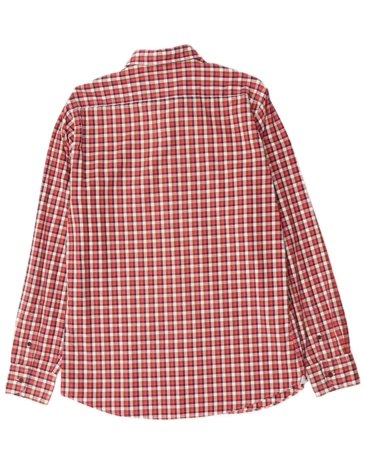 Massimo Dutti Herre Flanelskjorte Medium Rød Ternet