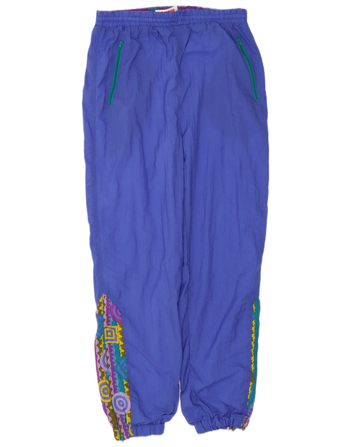 J Jeantex Herre Loose Fit Fuld træningsdragt Medium Blue Geometrisk Polyamid