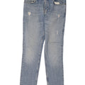 Reiss Herre Distressed Slim Jeans W32 L30 Blå Bomuld