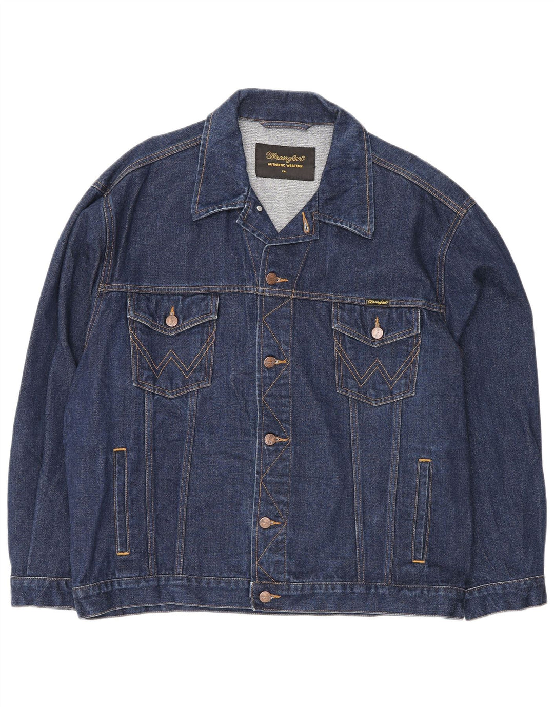 Wrangler Herre denimjakke UK 44 2XL Blå Bomuld