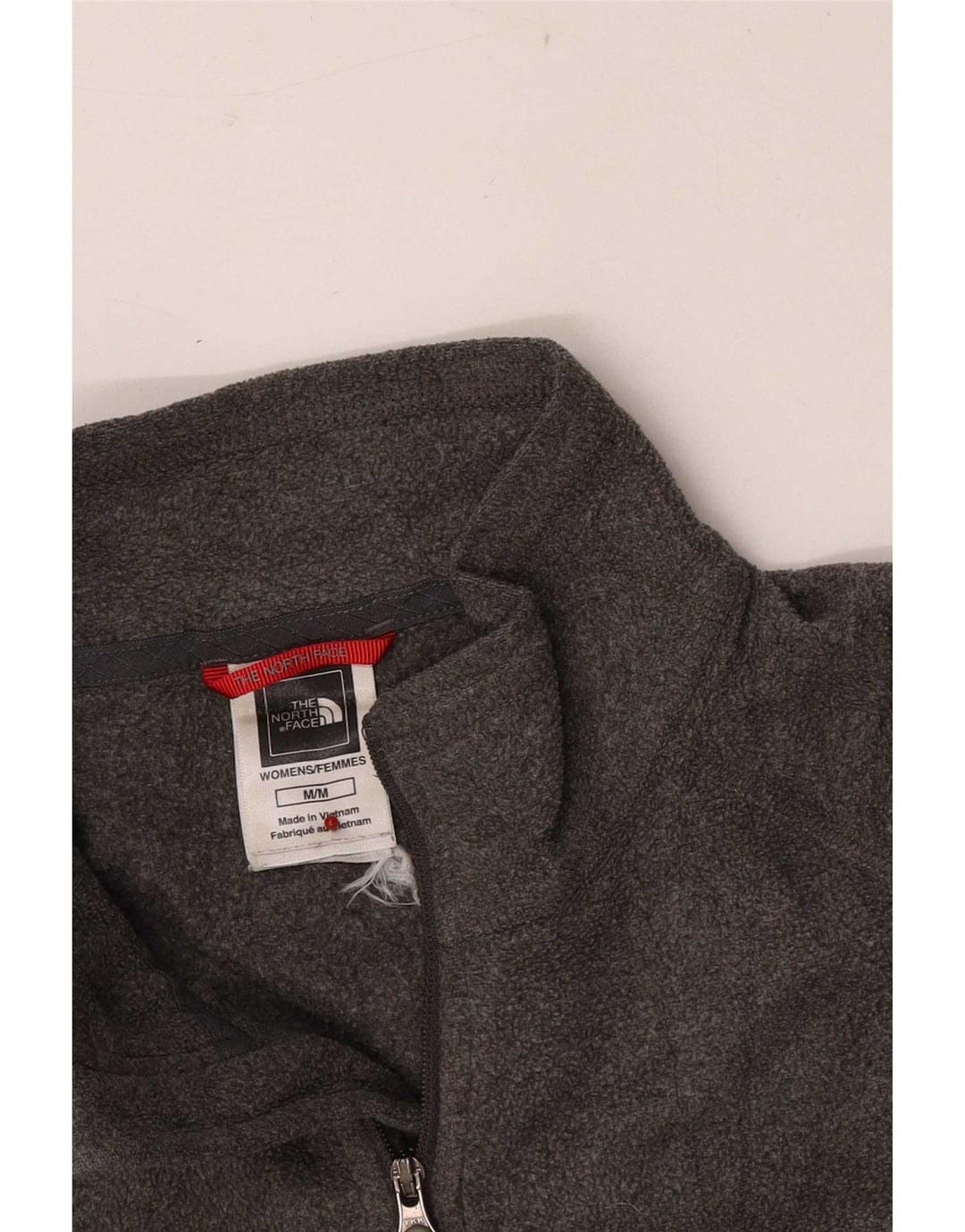 The North Face Dame Fleece Jumper med lynlås DK 14 Medium Grey Polyester