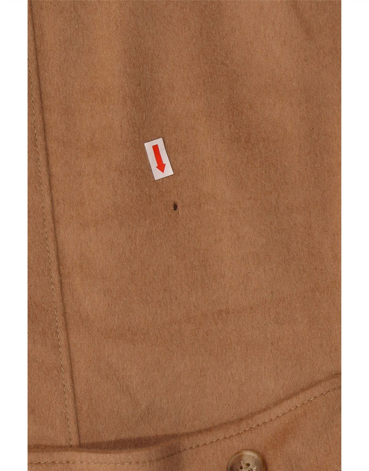 MAX MARA Dame 4-knaps blazerjakke UK 14 Large Beige Camelhair Classic