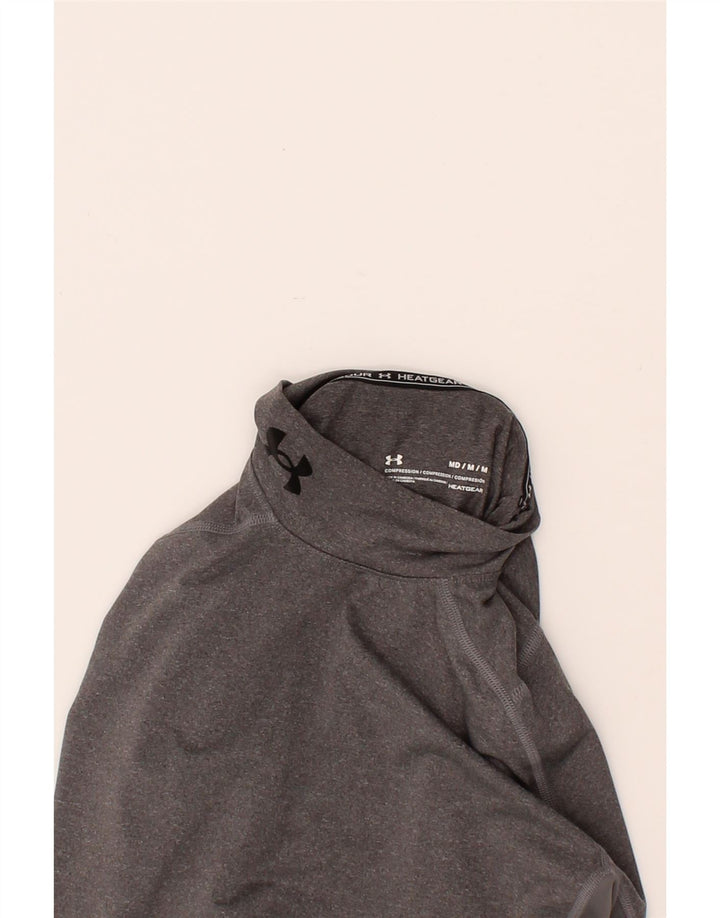 UNDER ARMOUR Womens Heat Gear Pullover Tracksuit Top UK 12 Medium Grey Vintage Under Armour and Second-Hand Under Armour from Messina Hembry 