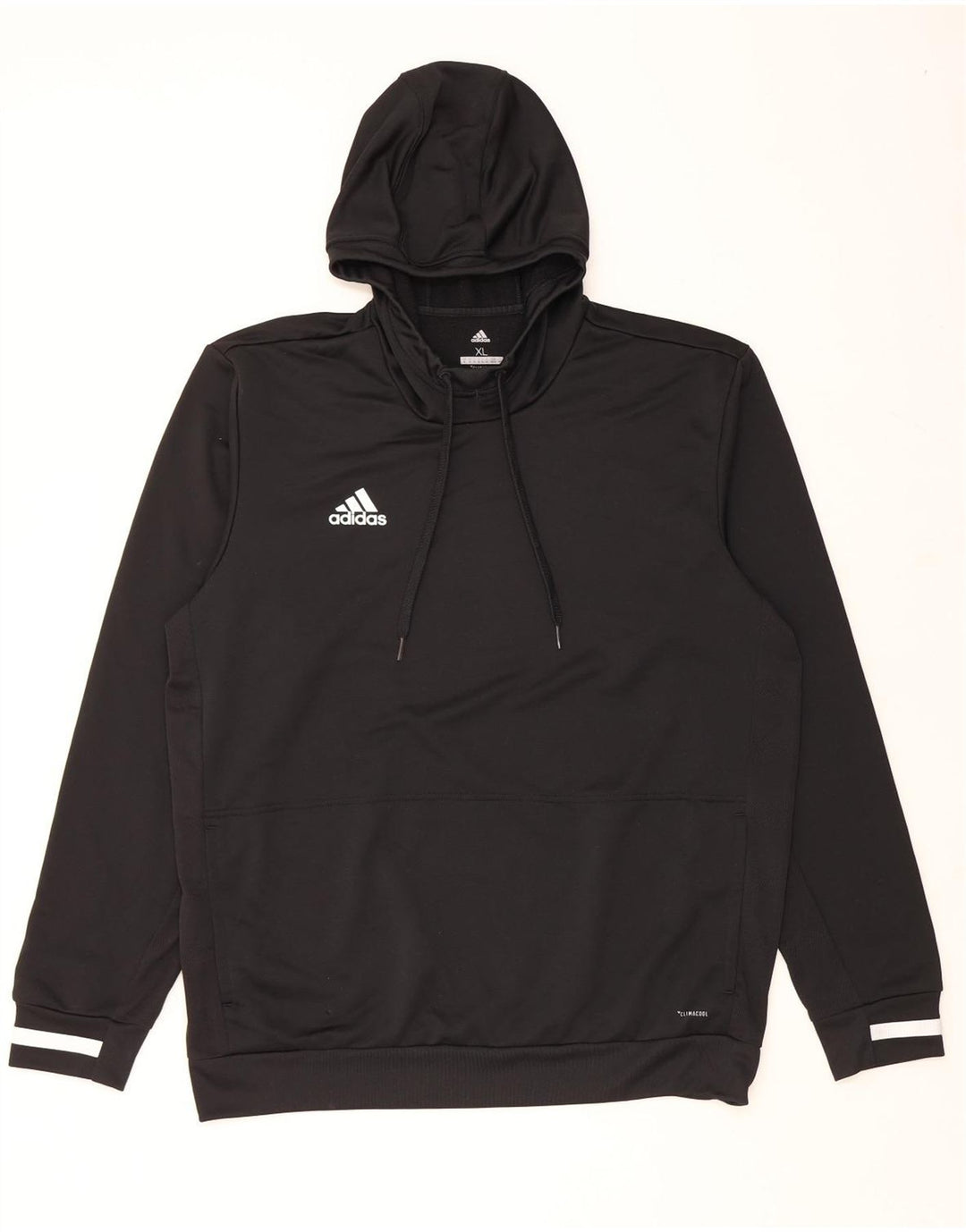 ADIDAS Herre Climacool Hoodie Jumper XL Sort Polyester