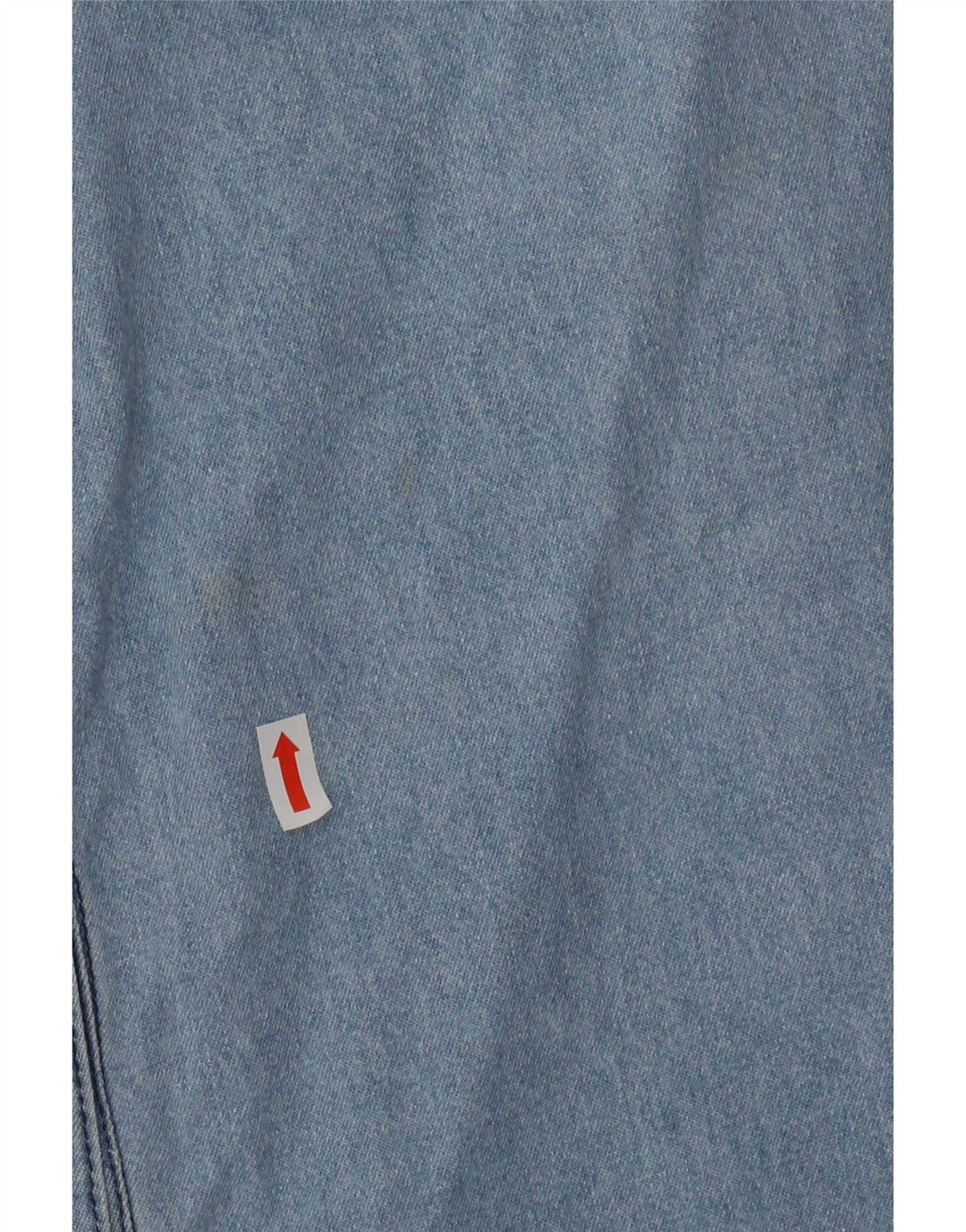 CARRERA Kortærmet denimskjorte til mænd Størrelse 43/44 XL Blå Bomuld