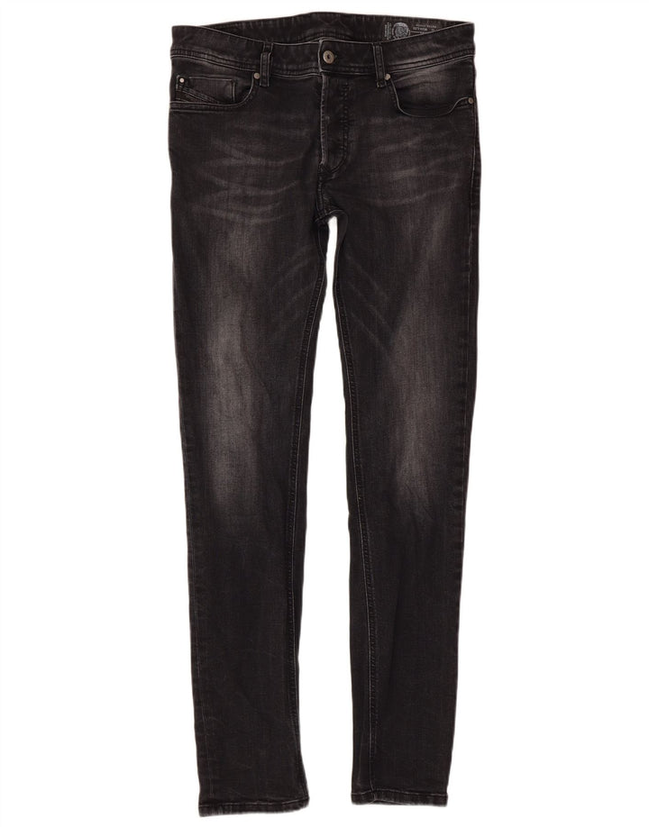 DIESEL Skinny Jeans til mænd W30 L32 sort bomuld