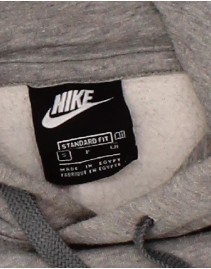 NIKE Mens Graphic Hoodie Jumper Small Grey Cotton Vintage Nike and Second-Hand Nike from Messina Hembry 