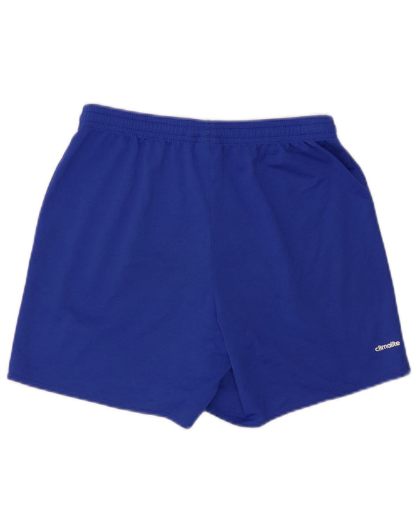 Adidas Dame Climalite Sport Shorts UK 10 Small Blue Polyester