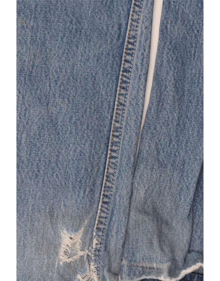 Levi's Herre 501 lige jeans W34 L27 blå bomuld