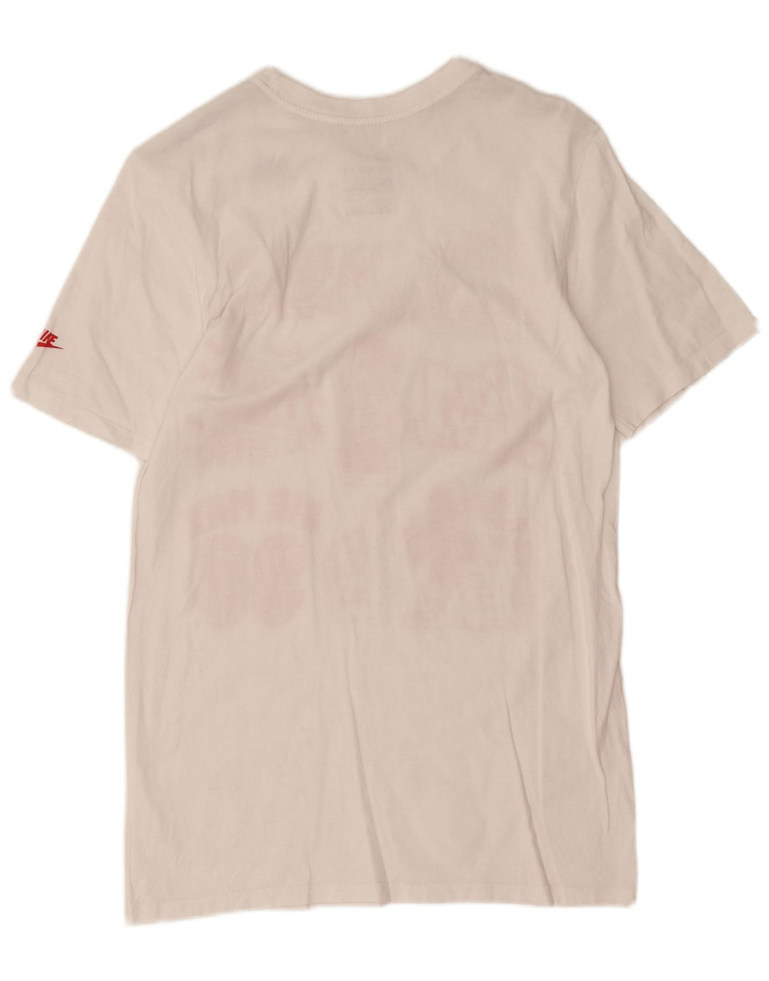 Nike Herre Athletic Cut Grafisk T-Shirt Top XS Hvid
