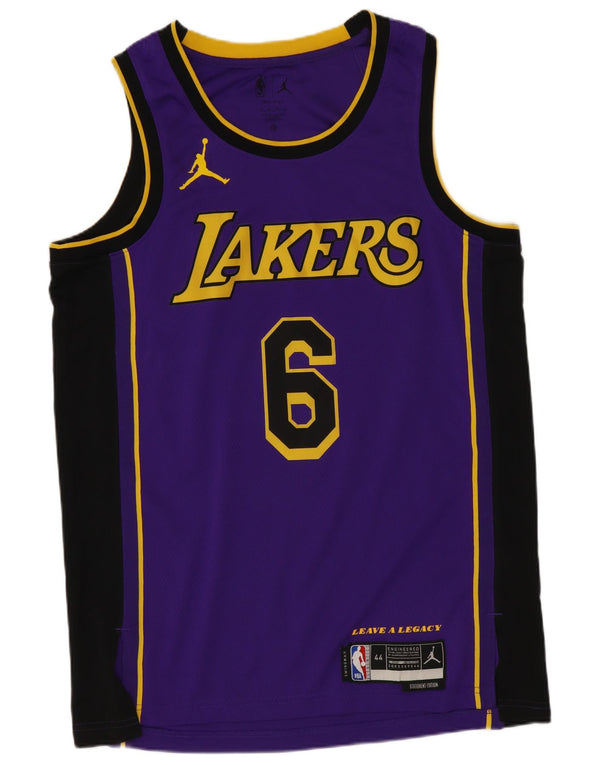 Jordan Herre Los Angeles Lakers Grafisk Vest Top Medium Lilla Sports