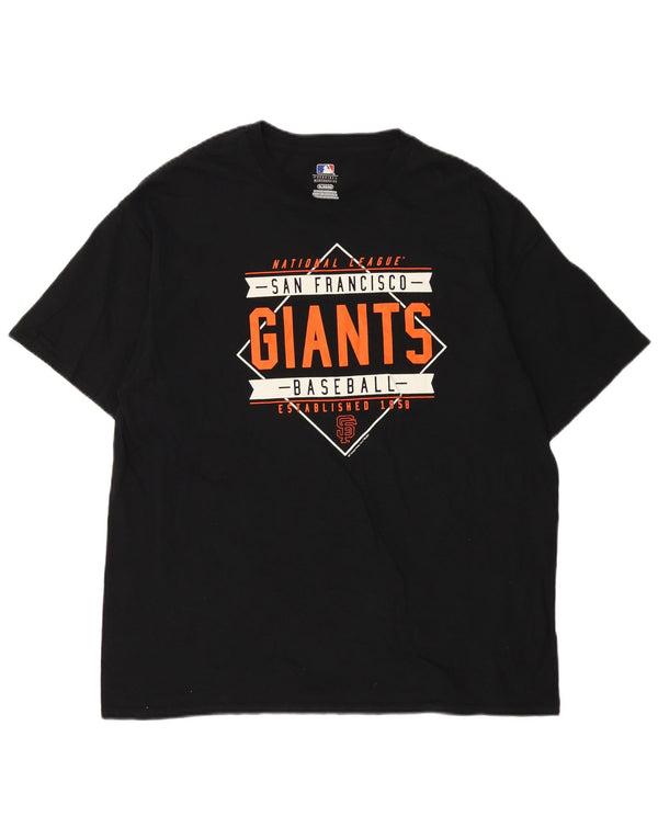 Ægte Merchandise Herre San Francisco Giants Grafisk T-Shirt Top XL Sort