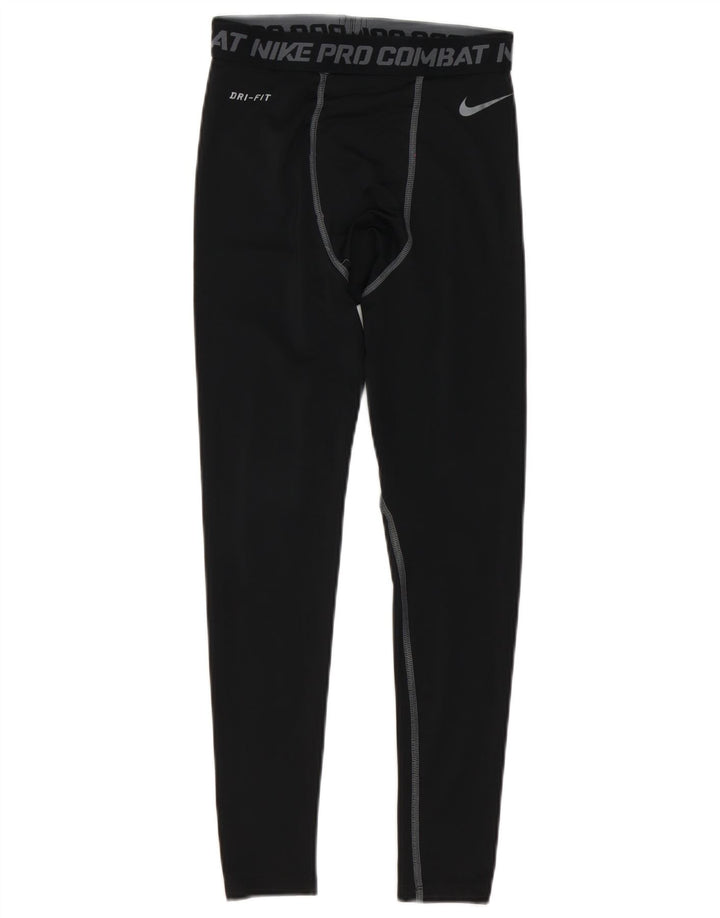 Nike Herre Dri Fit Grafiske Leggings Små Sort Syntetisk