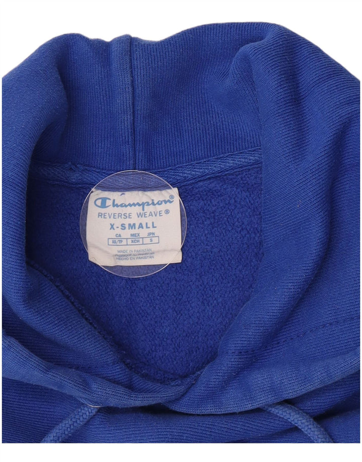Champion Herre Reverse Weave Hoodie Jumper XS Blå