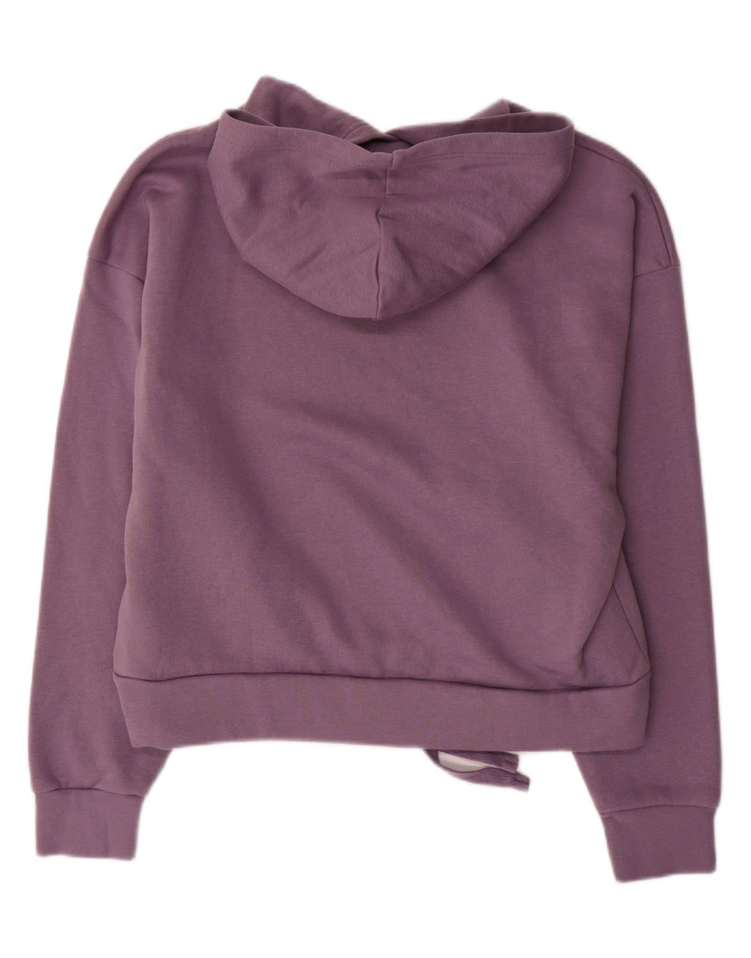 PUMA Womens Graphic Hoodie Jumper UK 14 Medium Purple