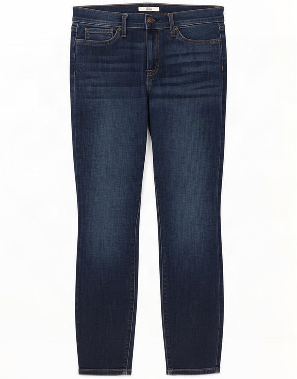 Tommy Hilfiger Dame Skinny Jeans UK 10 Small W32 L29 Navy Blue Cotton
