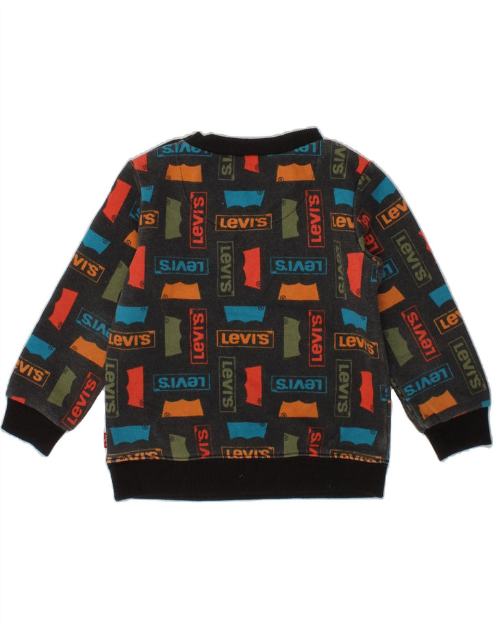LEVI'S Baby Boys Graphic Sweatshirt Jumper 18-24 Months Multicoloured Vintage Levi's and Second-Hand Levi's from Messina Hembry 