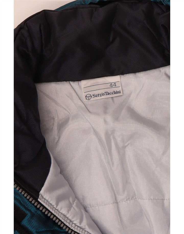 Sergio Tacchini Dame Ski Jumpsuit IT 44 Medium Blue Nylon