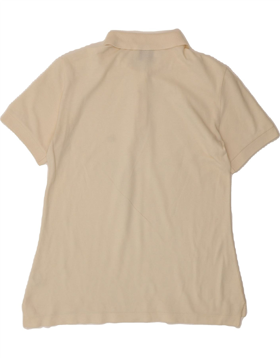 THINK PINK Womens Polo Shirt UK 16 Large Off White Vintage Think Pink and Second-Hand Think Pink from Messina Hembry 