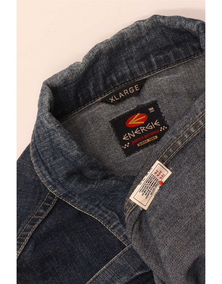 Energie Herre denimjakke UK 42 XL Blå Bomuld