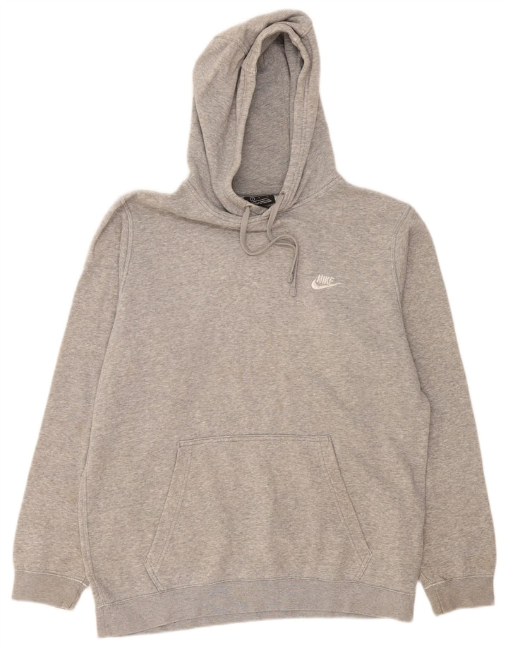 Nike Herre hættetrøje Jumper Large Grå Flecked Bomuld