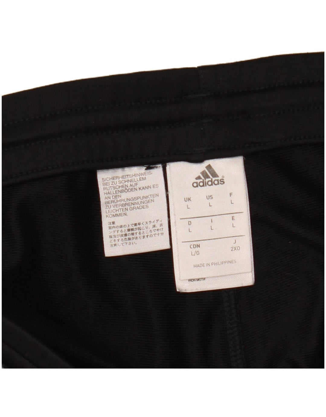 Adidas Træningsdragt til mænd Joggers Large Sort Polyester