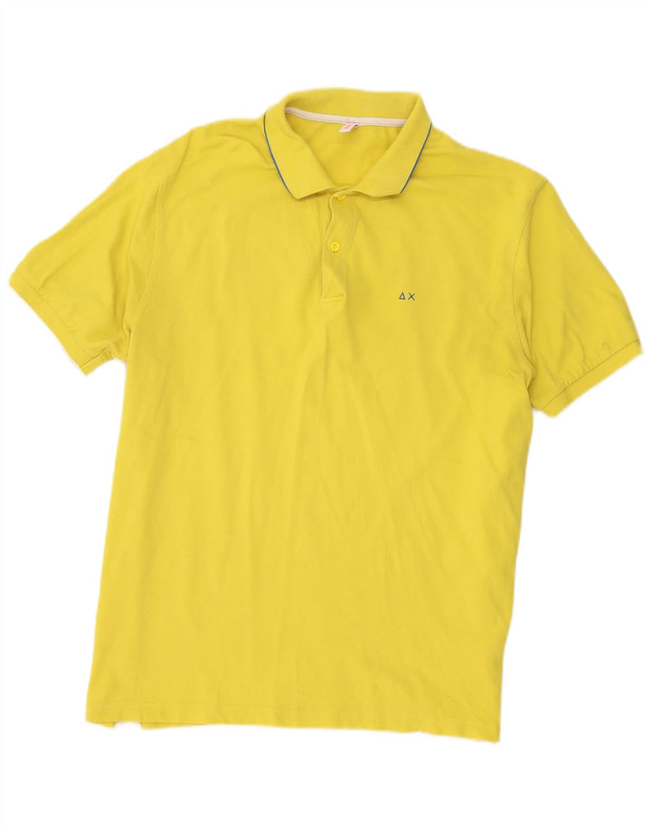 Sun68 Herre poloshirt 2XL gul bomuld