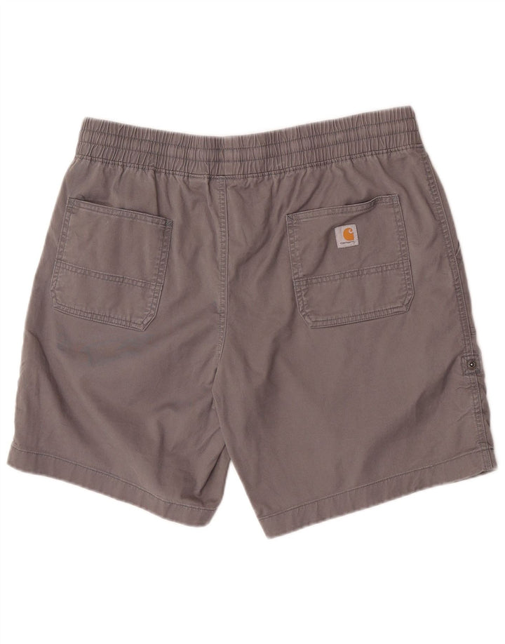 Carhartt Dameshorts US 12 Large W32 Grå Bomuld