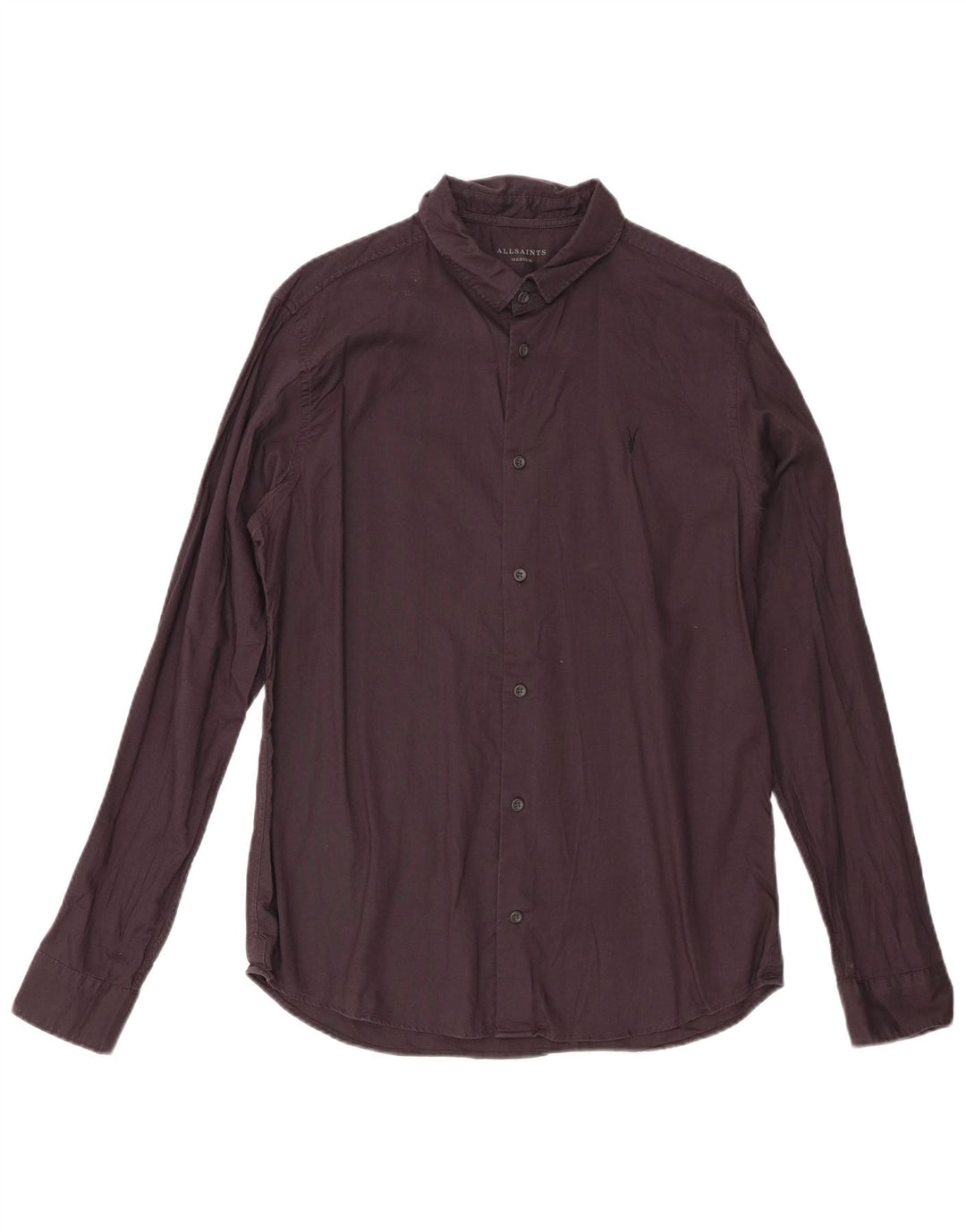 All Saints Herreskjorte Medium Sort Bomuld