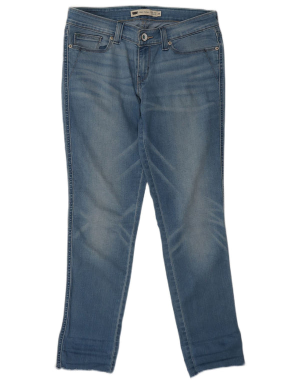 LEVI'S Womens Demi Curve Skinny Jeans W29 L28 Blue Cotton