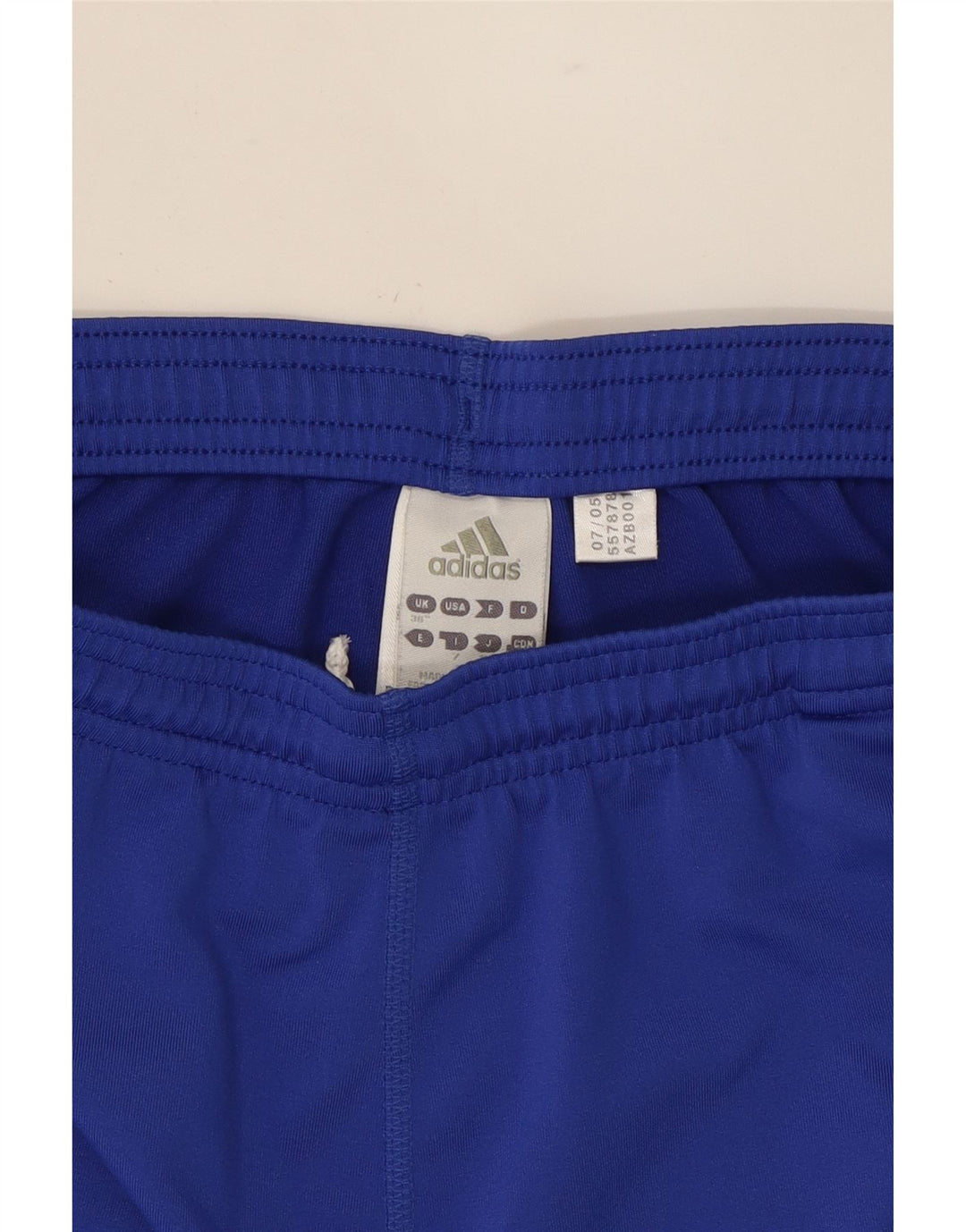 ADIDAS Mens Sport Shorts UK 36 Small  Blue Polyester Vintage Adidas and Second-Hand Adidas from Messina Hembry 