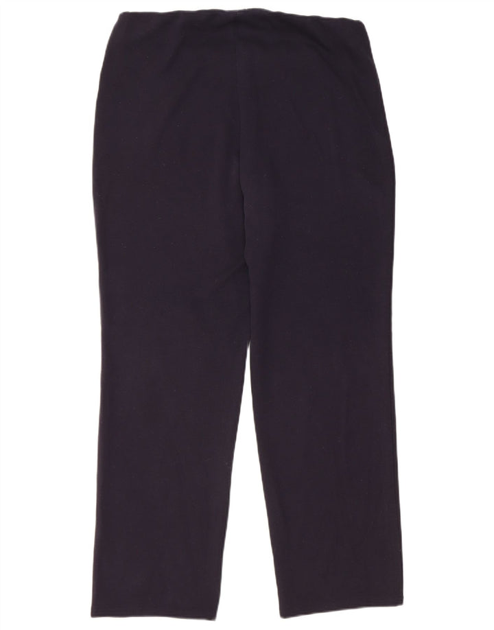 Marks & Spencer Dame Casual Bukser UK 12 Medium W30 L28 Navy Blue