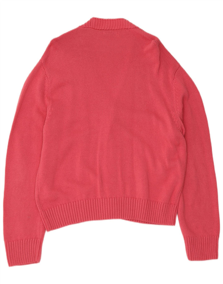 Zara Herre Cardigan Sweater Lille Pink
