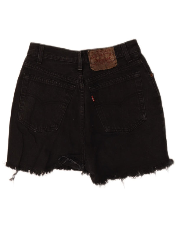 Levi's denimshorts til kvinder W24 XS Sort