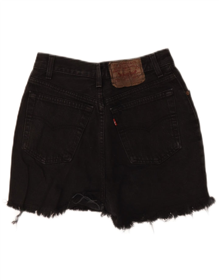 Levi's denimshorts til kvinder W24 XS Sort