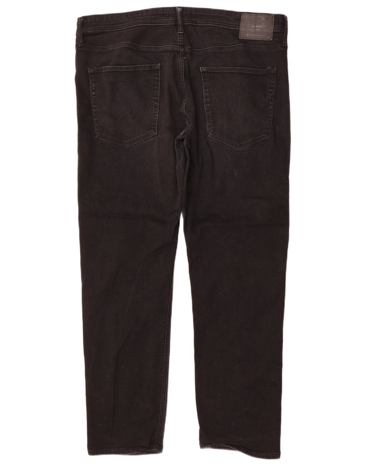 Jack & Jones Herre Slim Jeans W38 L32 Sort Bomuld